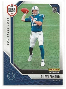 2025 Panini Instant NFL Riley Leonard RPS First Look LP Rookie Card /438 - Bild 1 von 2