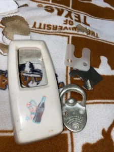 Vintage Coca-Cola 1950s Bottle Opener w/ Cap Catcher - Picture 1 of 5