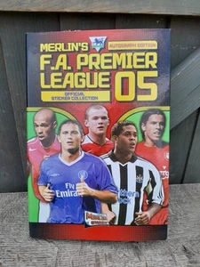 2005 05 Merlin Premier League Football Sticker Album Complete With Signatures - Picture 1 of 22