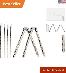 Stainless Steel Nut Crackers & Picks Set for Effortless Nut Enjoyment - Picture 1 of 6