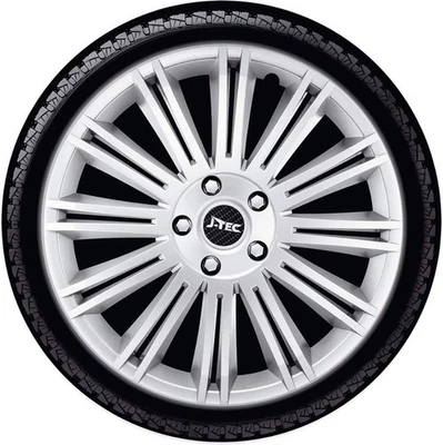 For Skoda Citigo 16" Wheel Trims Silver Hub Caps Wheel Covers Disco - Image 1 of 4