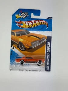 Mercury Cougar Orange 2012 Hot Wheels ’68 - Muscle Mania Ford #119/247 - Imagen 1 de 1
