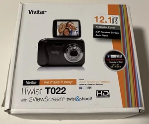 Vivitar iTwist 12.1 MP Digitalkamera Lila (T022) *NEU - Bild 1 von 3