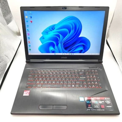 MSI GP73 Leopard 17.3 Inch FHD GTX 1060 i7-8750H 16GB RAM SSD256GB HDD1TB - Image 1 of 4