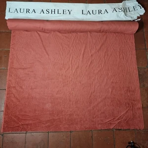 Laura Ashley Melocotón Pana Tela Tapicería Cortina Ropa 8m Largo 1.5m Ancho - Imagen 1 de 11