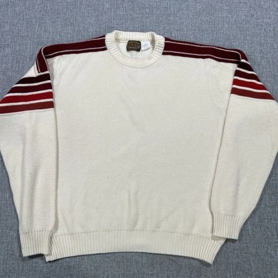 Vintage Sweater Emporium Sz Large Chunky Knit Ski Wool Blend Brazil Colorful 90s - Image 1 of 4