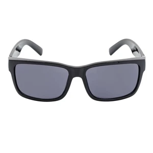 ENZO-Modern Sports Thick Square Sunglasses Gloss Black Smoke - Picture 1 of 9