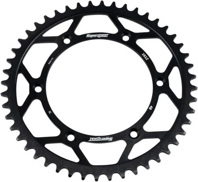 Supersprox Steel Rear Sprocket - 48T Motorcycle ATV/UTV Street RFE-1512-48-BLK - Image 1 of 3