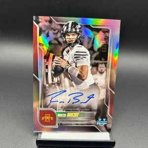 2025 Bowman Chrome U #BCA-RB Rocco Becht Refractor Auto /299 Iowa State Cyclones - Picture 1 of 2
