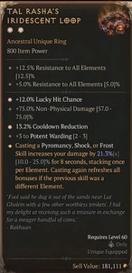 Tal Rasha's Ring 2GA Sorc Season 9 SC D4 PS5 - Bild 1 von 1