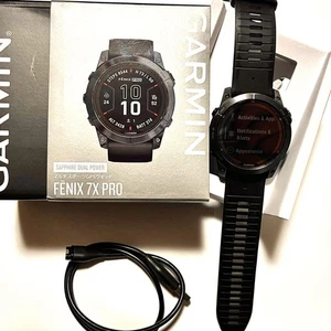 Garmin Fenix 7X Pro Sapphire Dual Power GPS Smartwatch Solar Titanium - Bild 1 von 5
