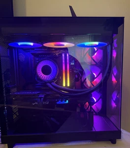 Custom Built Gaming PC, Ryzen 9 9900X, 32 GB RAM , RTX 5060 Ti 16GB,  with RGB!! - Picture 1 of 18