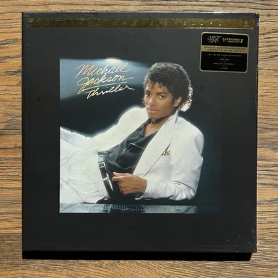 MICHAEL JACKSON: THRILLER MFSL ONE STEP ULTRADISC VINYL LP SEALED NEW - Image 1 of 3