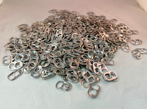 500 Aluminum Soda Cans Pull-tabs clean Washed and counted 4.7 oz.