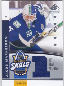 20/21 SP GAME USED..JACOB MARKSTROM..ALL-STAR SKILLS FABRICS..# AS1-JM..CANUCKS - Picture 1 of 1