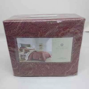 $385 NIP HOTEL COLLECTION Macy's Duvet Cover Regal Paisley King Berry - Picture 1 of 2