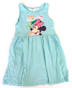 H&M Girls Sz 6X/7 Dress Blue Minnie Mouse Beach Florida Short Made of Sunshine - Bild 1 von 5