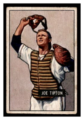 1951 Bowman Baseball #82 Joe Tipton      127E-01 - Image 1 of 2