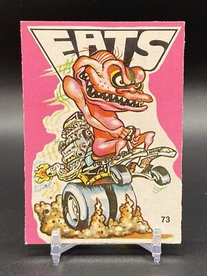 1973 Donruss Pink Fantastic Odd Rods Stickers Series 1 Eats #73 - Image 1 of 2