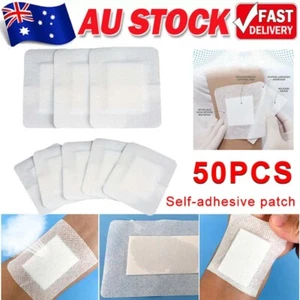 50x Medical Adhesive Wound Dressing Large Band Aid Bandage Health BEST Care - Picture 1 of 7