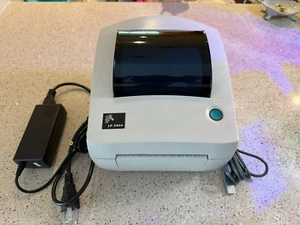 BELLISSIMA Zebra LP2844 stampante termica diretta etichette USB CON ACC E CARTA - Foto 1 di 5