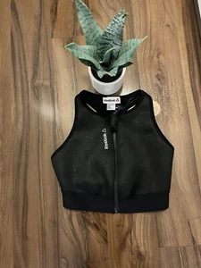 Sujetador Reebok Speedwick con cremallera negro TALLA S - Imagen 1 de 2