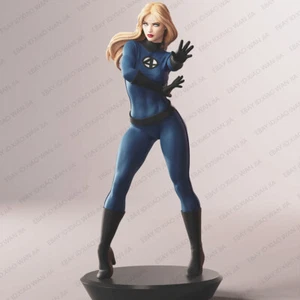 Sue Storm Sexy Niña Resina GK Modelo Kit Escala 1/24 Sin Pintar Sin Montar - Imagen 1 de 6