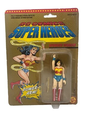Figura de acción DC Comics Super Heroes Wonder Woman Toy Biz 1989 ToyBiz 4404 Foto 1 de 3