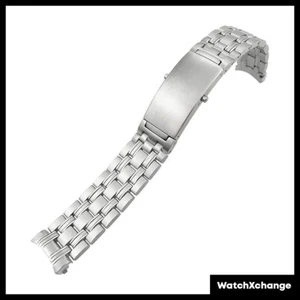20mm Stainless Steel Omega Seamaster Strap Bracelet Silver Watch Band - 9 Beads - Picture 1 of 5