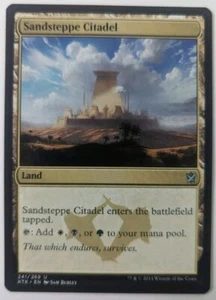 Sandsteppe Citadel, Khans of Tarkir, Magic The Gathering, MTG - Picture 1 of 2