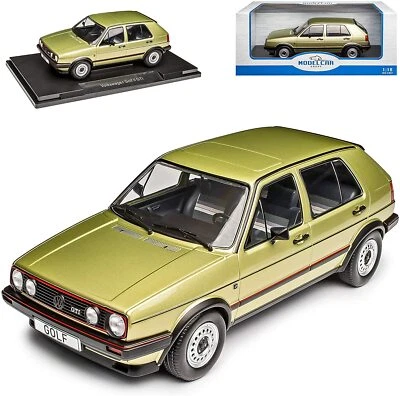 VW VOLKSWAGEN GOLF II 2 GTI 1984 METALLIC LIGHT GREEN MCG 18203 1/18 METAL - Photo 1/4