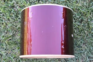 LUDWIG 13" ACCENT CS WINE RED TOM SHELL for YOUR DRUM SET! LOT J706 - Picture 1 of 12
