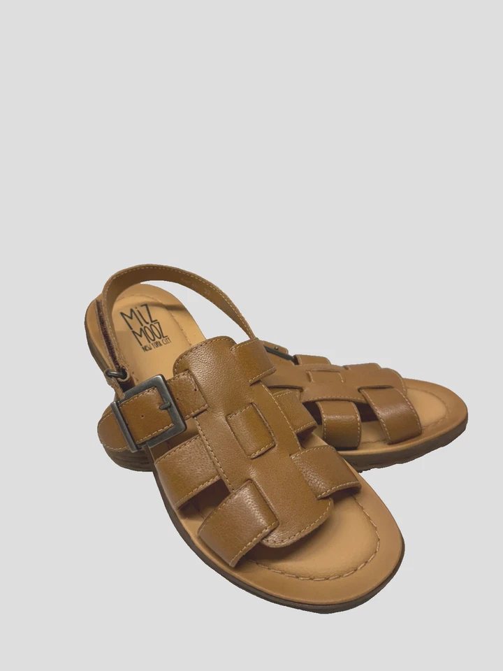 MIZ MOOZ WOMEN'S SLINGBACK BUCKLE  SANDALS  BRANDY 37EU / 7US  # A-64 - Image 1 of 3