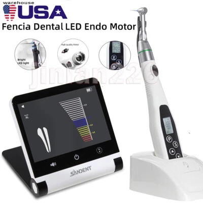 US Dental Wireless 16:1 Mini Endo Motor LED Handpiece / Root Canal Apex Locator Foto 1 de 4