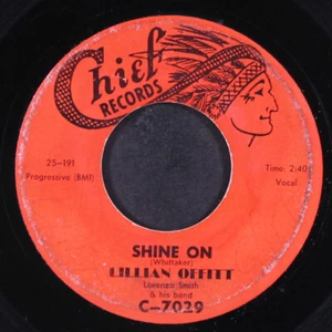 LILLIAN OFFITT: shine on / troubles CHIEF 7" Single 45 RPM - Picture 1 of 2