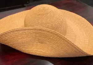 Racewear - Elegant Wide Brimmed Orange Hat - Picture 1 of 4