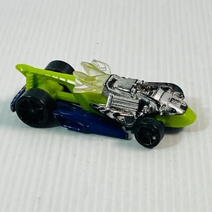 2012 Hot Wheels #72 - Draggin' Tail Green & Blue Track Stars #7 V5360 Loose - Picture 1 of 9
