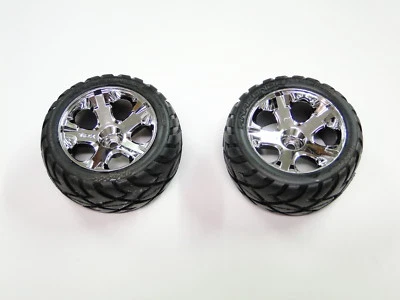 NEW TRAXXAS JATO 3.3 Wheels & Tires Front RJ34 - Image 1 of 3