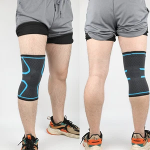 Knee Brace Compression Sleeve Suppor Patella Sports Joint Pain Arthritis Relief - Picture 1 of 21