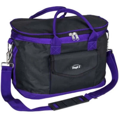 JT INTERNATIONAL Tough-1 HORSE HELMET GROOMING CASE / OVERNIGHT TOTE BAG w/ Pockets 2 COLORS!