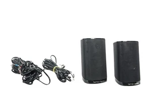 ✅2x Harman Kardon HKTS SAT-TS7 BQ Lautsprecher Schwarz mit Kabeln✅ - Bild 1 von 7