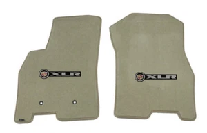 NEW! Carpet Floor Mats 2004 - 2007 Cadillac XLR with Crest XLR Logo Light Shale - Picture 1 of 12