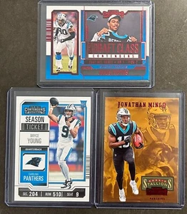2023 Panini Contenders Football CAR Panthers 3 Card Insert/Rookie/Parallel Lot! - Picture 1 of 2