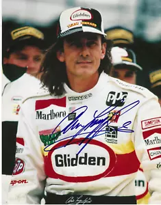 Signed Autographed ARIE LUYENDYK INDY Racing 8x10 Photo w/COA - Picture 1 of 1