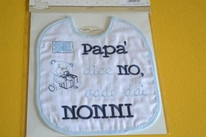 BABY LÄTZCHEN MIT SCHRIFTZUG BAUMWOLLE NANCY BABY ART. 0180 (dis. 7, 12, 15, 16) - Bild 1 von 9