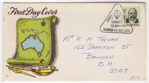 1970 Jun 12th. Rocket Mail. Eldo F-9. AAMC R121 Cover