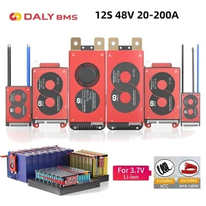 Daly BMS 12S 48V 20-200A Li-Ion Akku Schutz Platine mit Balance + NTC Posten - Bild 1 von 21