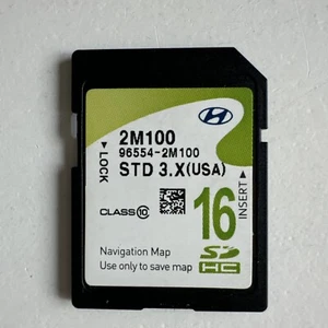 2012-2016 GENESIS COUPE SD Navigation CARD USA MAP Memory 96554-2M100 OEM - Picture 1 of 2