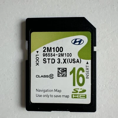 2012-2016 GENESIS COUPE SD Navigation CARD USA MAP Memory 96554-2M100 OEM - Image 1 of 2