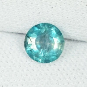 0.45 ct TOP LUSTROUS BLUE GREEN COLOR - NATURAL GRANDIDIERITE Round See Vdo BL - Picture 1 of 3
